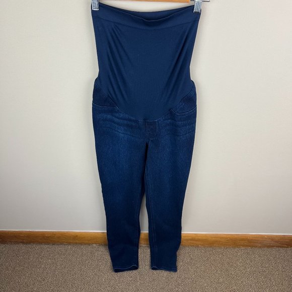 SPANX mama ankle jean-ish leggings blue - Picture 5 of 9